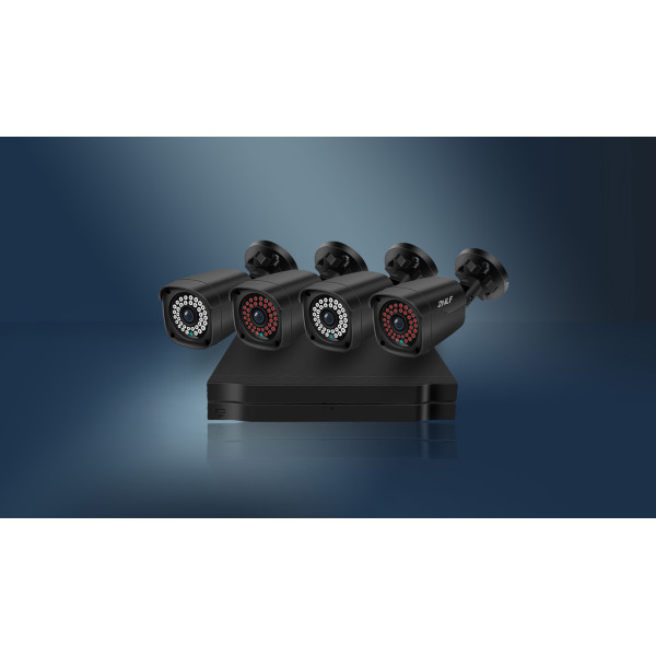 2nlf® Kit De Cámaras Vigilancia Exterior 500gb Kit dvr 4 camaras circuito cerrado