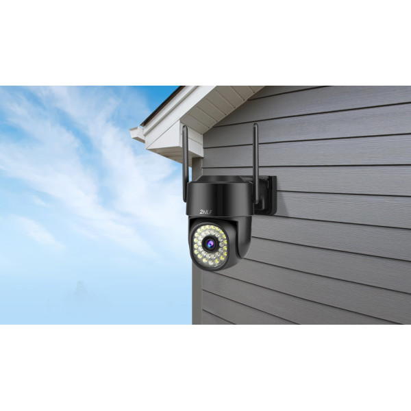 Cámara de seguridad 2NLF D47 Wireless con resolución visión nocturna incluida color negro